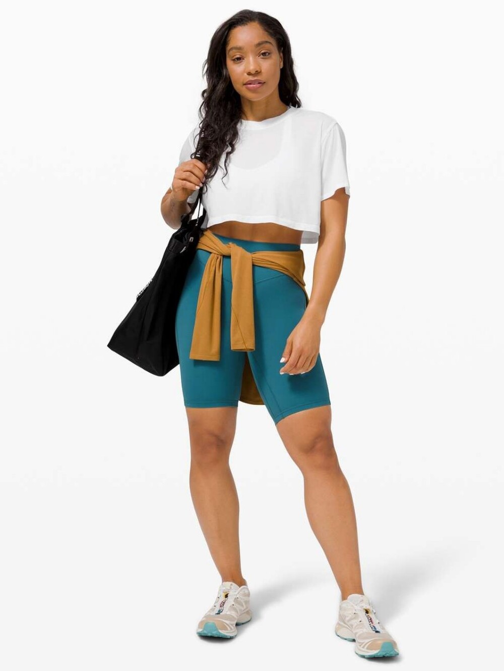 Lululemon All Yours Crop Tee White - Picture 2 of 8